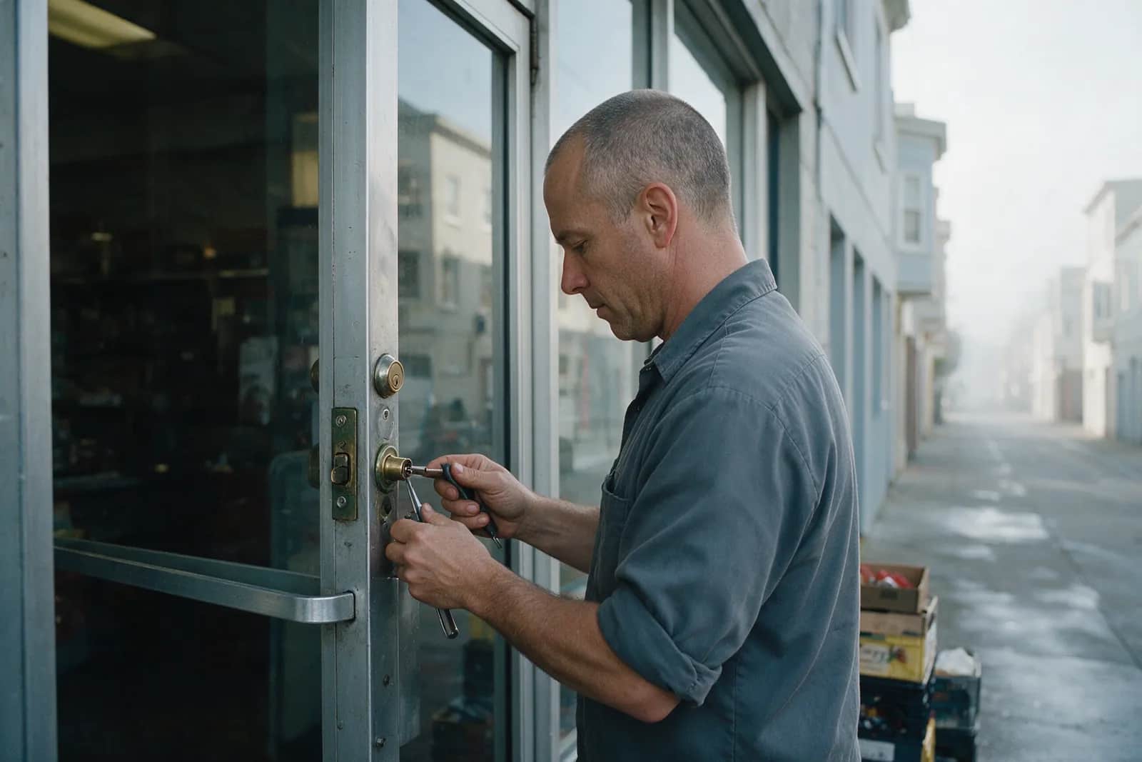 Business Lockout in San Francisco by Bay Gate