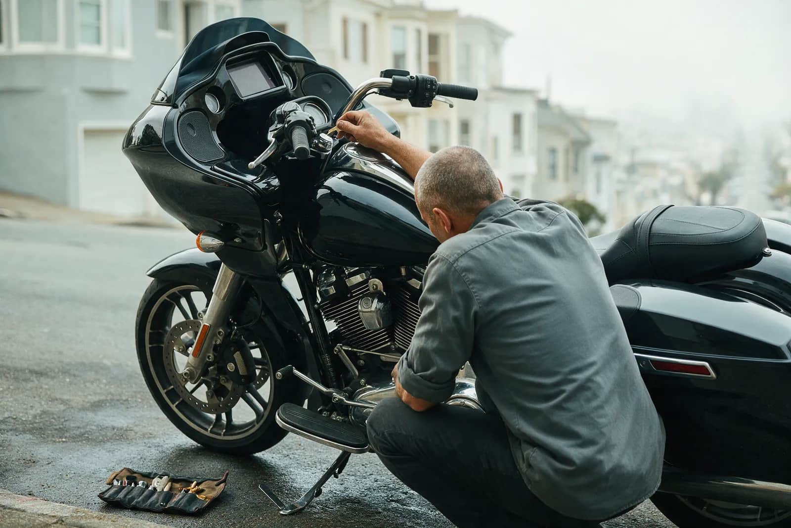 Motorcycle Keys in San Francisco by Bay Gate